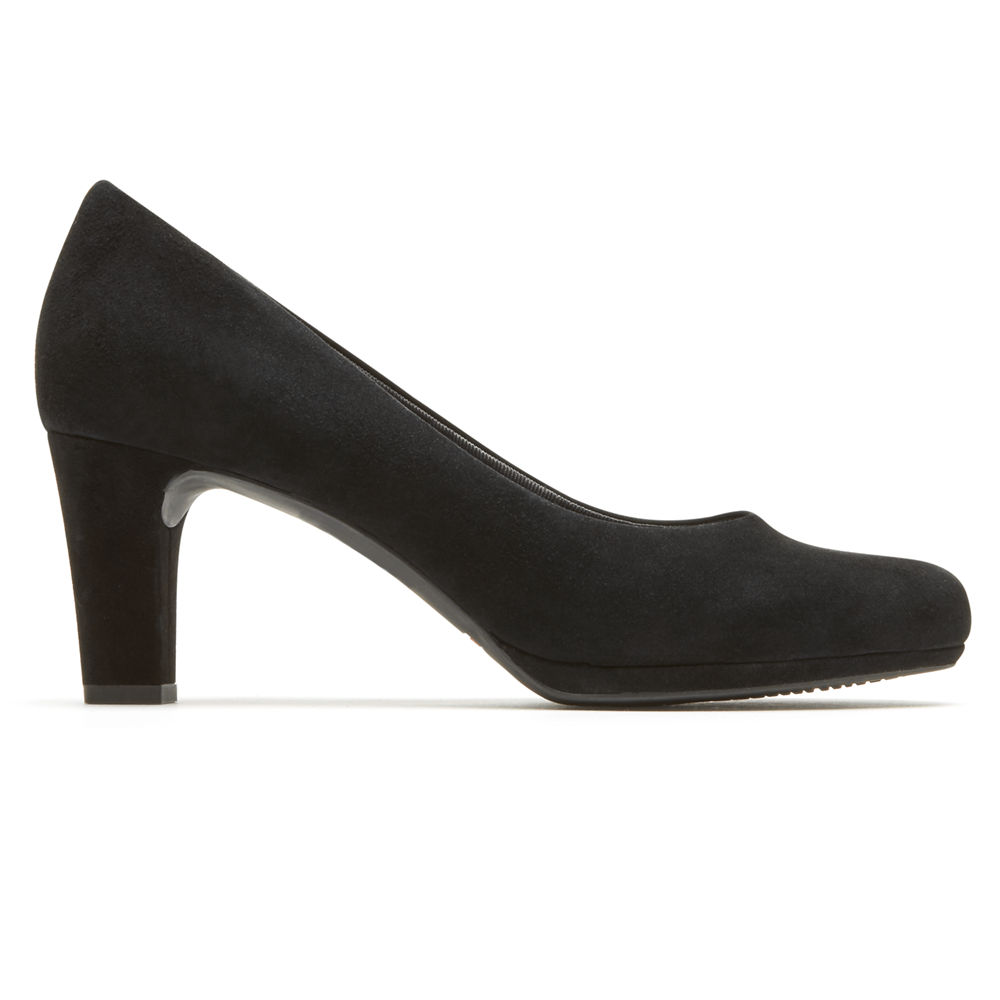 Rockport Pumps For Womens Black - Total Motion Leah - LR3019254